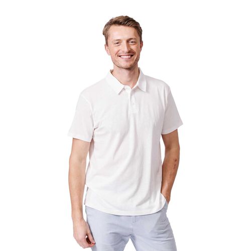 Aubin Arnold Cotton Linen Polo